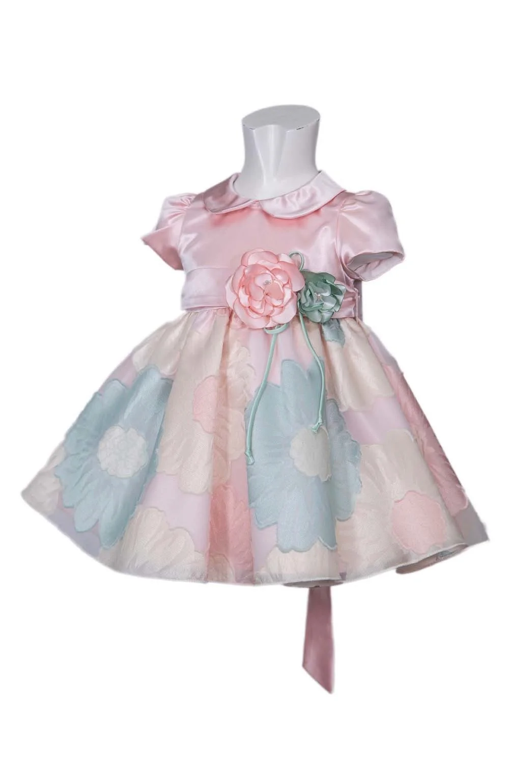 Ambaraba Pink Floral Ceremony Dress