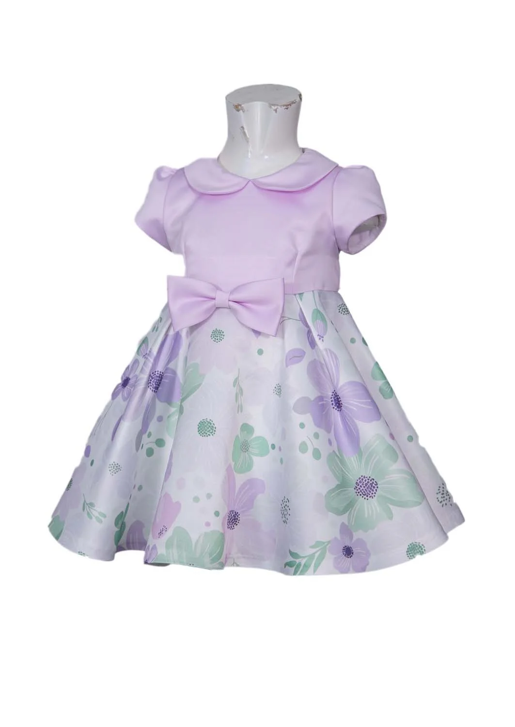 Ambaraba Lilac Floral Dress — Sleeveless