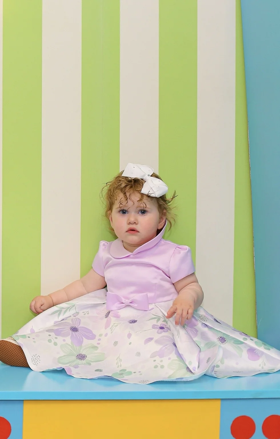 Ambaraba Lilac Floral Dress — Sleeveless