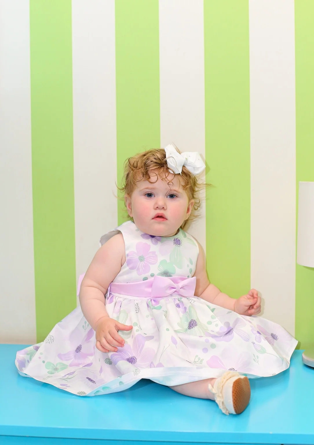 Ambaraba Lilac Floral Dress — Sleeveless