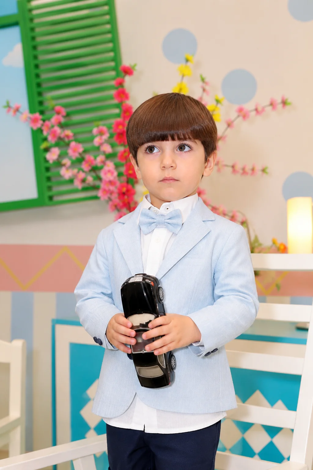 Ambaraba Boys’ Linen-Blend Blazer