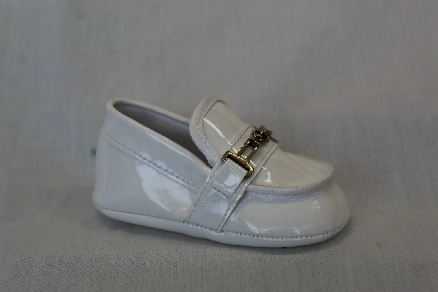 Ambaraba Patent Moccasin with Horsebit