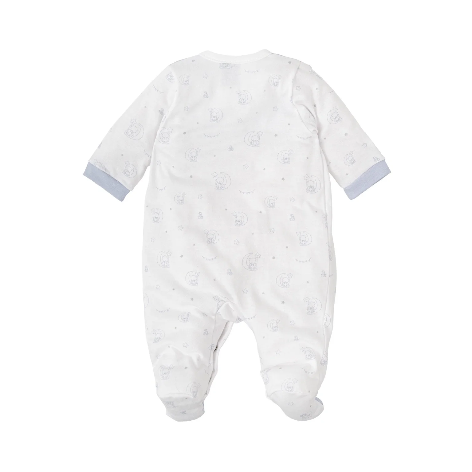 Babidu Bear Print Knitted Babygrow
