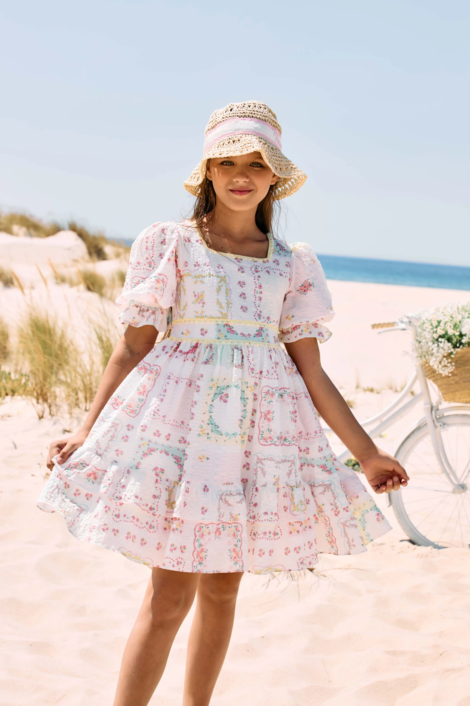 Patachou Girls’ Botanical Liberty Dress